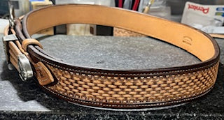 Custom Hand Tooled Ranger Belt