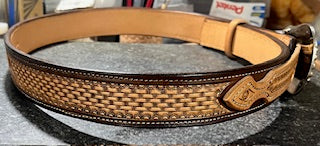 Custom Hand Tooled Ranger Belt