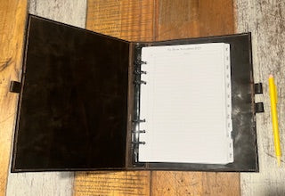 Custom A5 Size 6 Ring Day Planner/Notebook