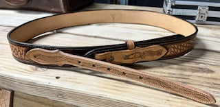 Custom Hand Tooled Ranger Belt