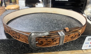 Custom Hand Tooled Ranger Belt