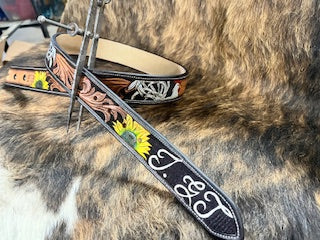 Traditional 1.5" Custom Hand Tooled Belt